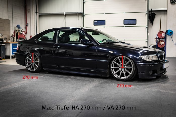 TA Technix Gewindefahrwerk Deep  für BMW 316ci Typ E46 (Coupé) 